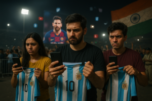 Angry football fans react after Lionel Messi appears for only 10 minutes at poorly managed Kolkata event causing massive backlash