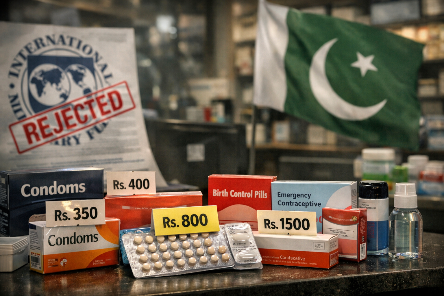 Pakistan IMF rejects cheaper condoms tax relief