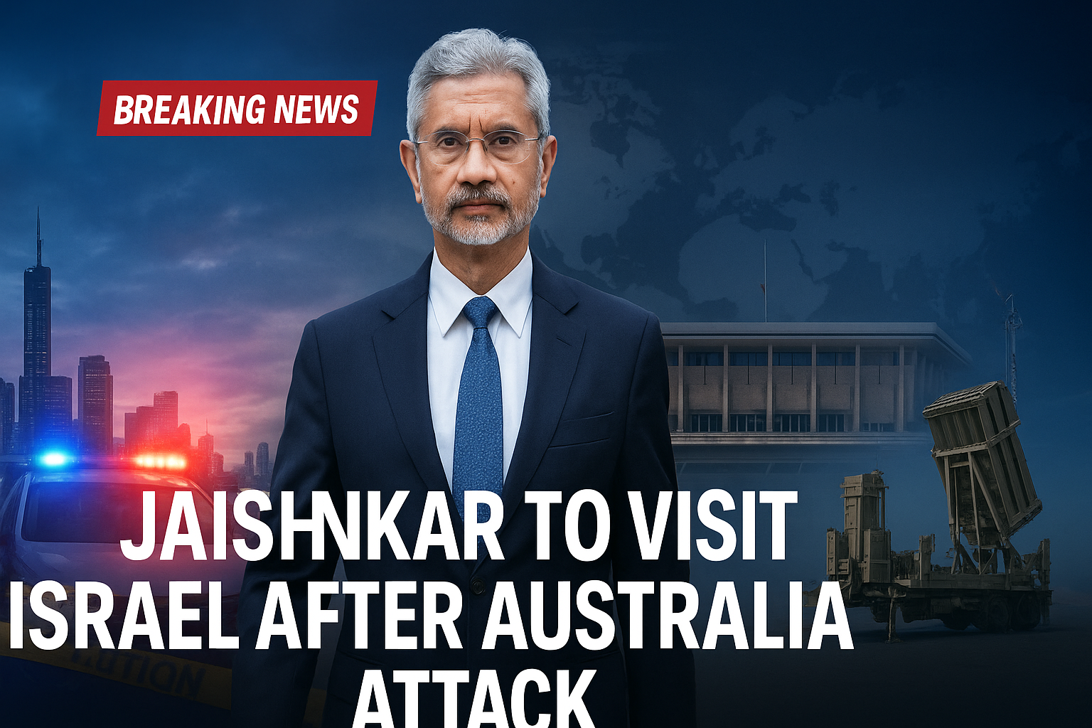 S Jaishankar to visit Israel after Australia terror attack amid rising global security concerns and Pakistan media war claims