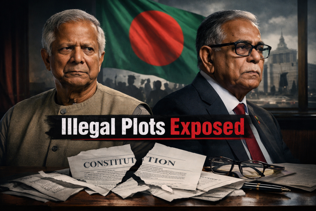 Yunus’s Actions Totally Illegal: Bangladesh President Exposes Dark Plots