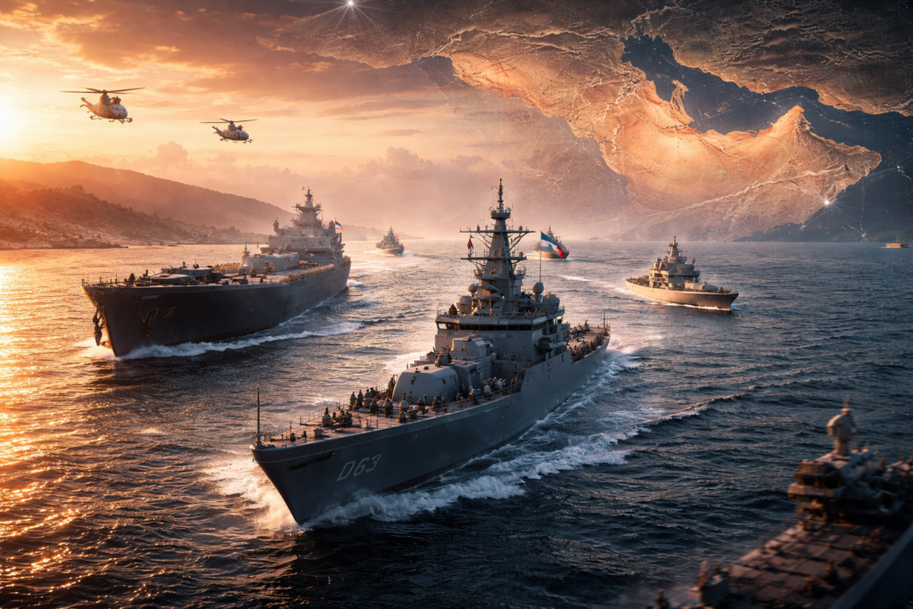 India Sends Warships Near Strait of Hormuz to Escort Fuel Ships